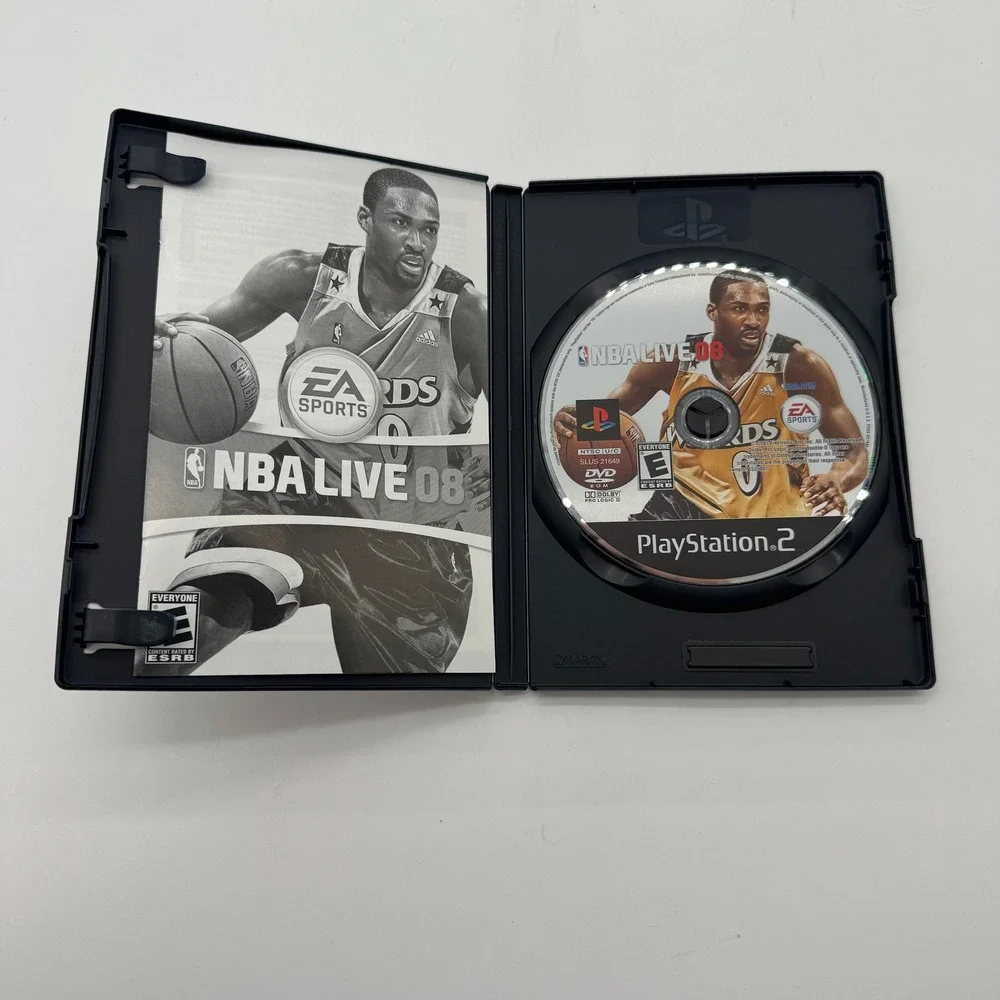 NBA Live 08 Sony PlayStation 2 PS2 Basketball Game Complete With Manual